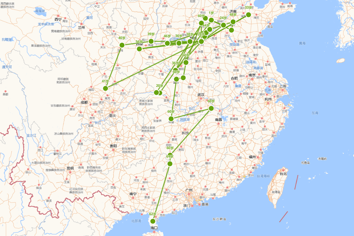 寇准行迹图（961-1023）