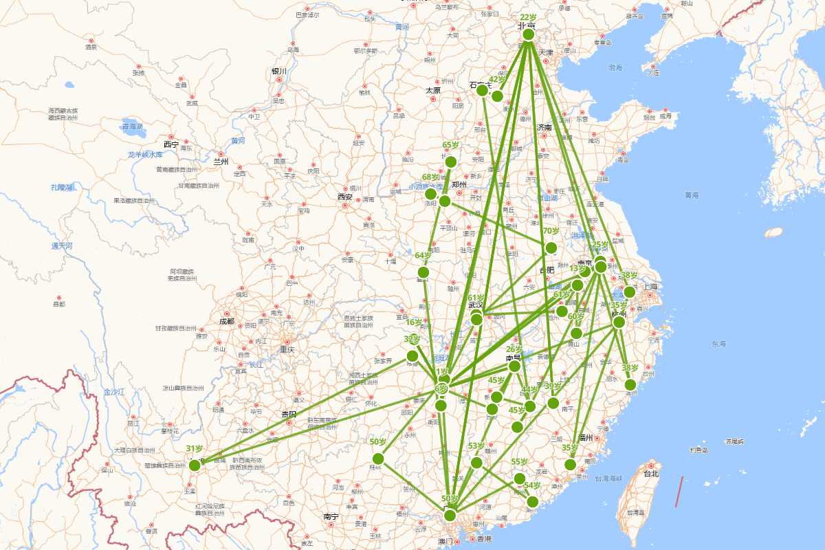 张九钺行迹图（1721-1803）