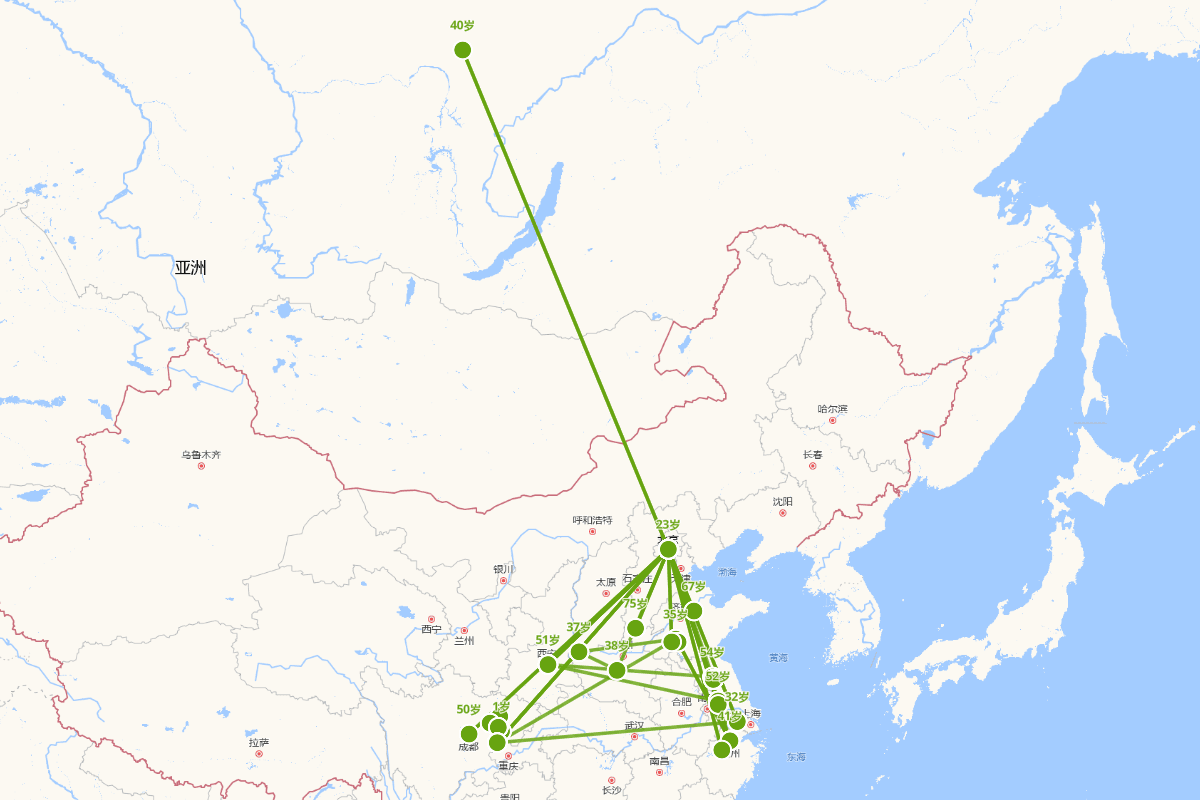 张鹏翮行迹图(1649-1725)