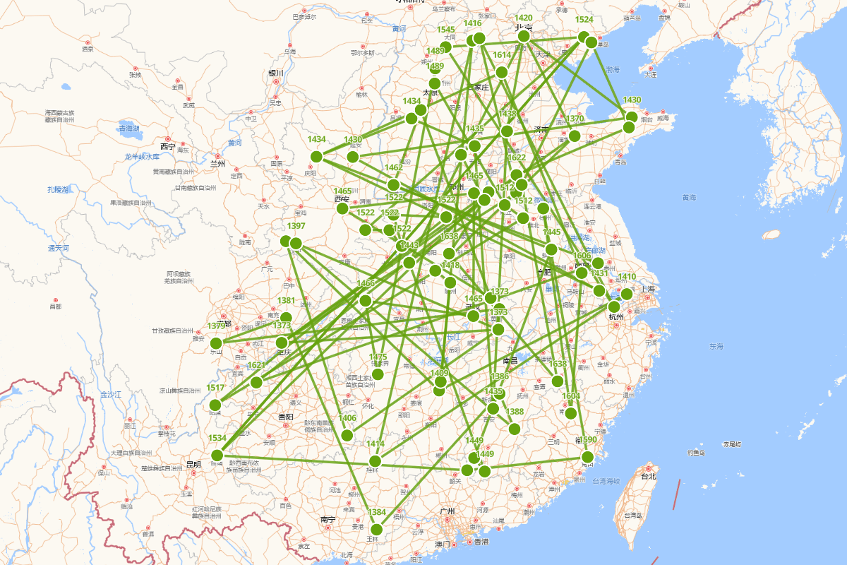 明代民间宗教起义行迹图