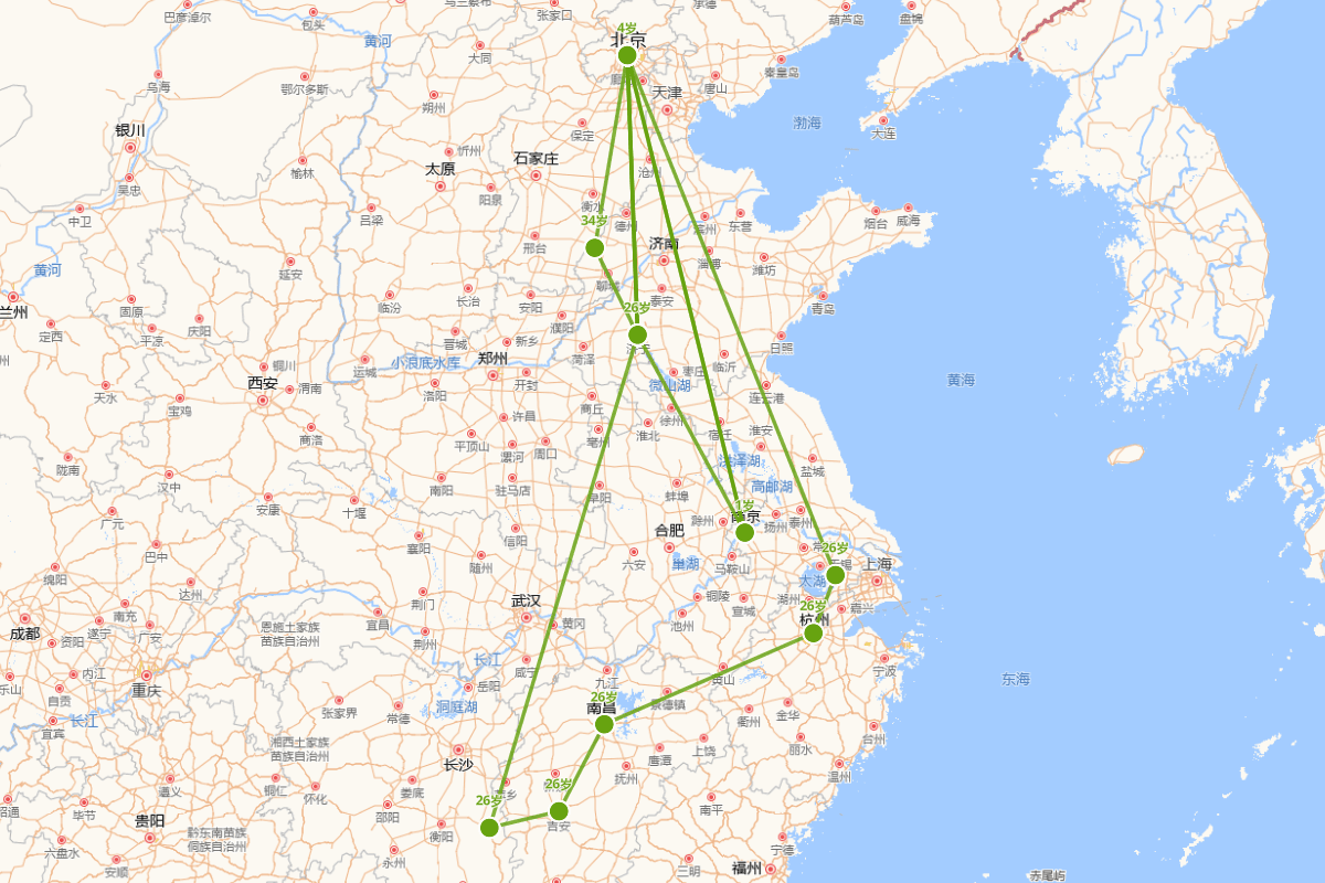 李东阳行迹图(1447--1516)