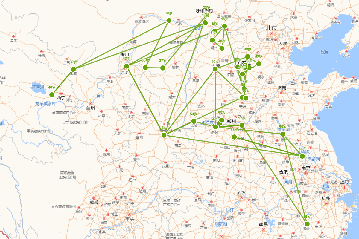 李光弼行迹图（708-764）
