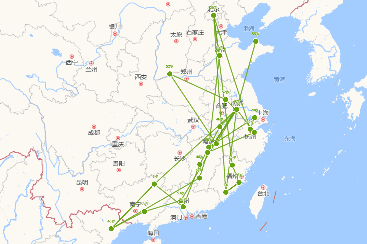 林弼行迹图（1325-1381）