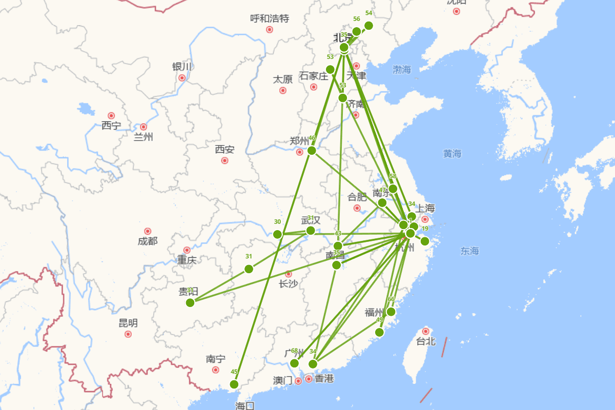 查慎行行迹图（1650-1727）