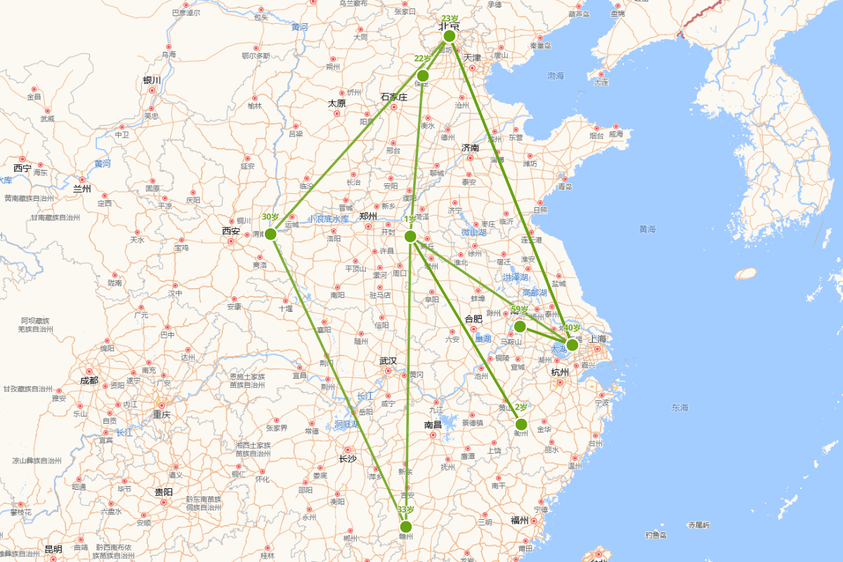 汤斌行迹图（1627-1687）