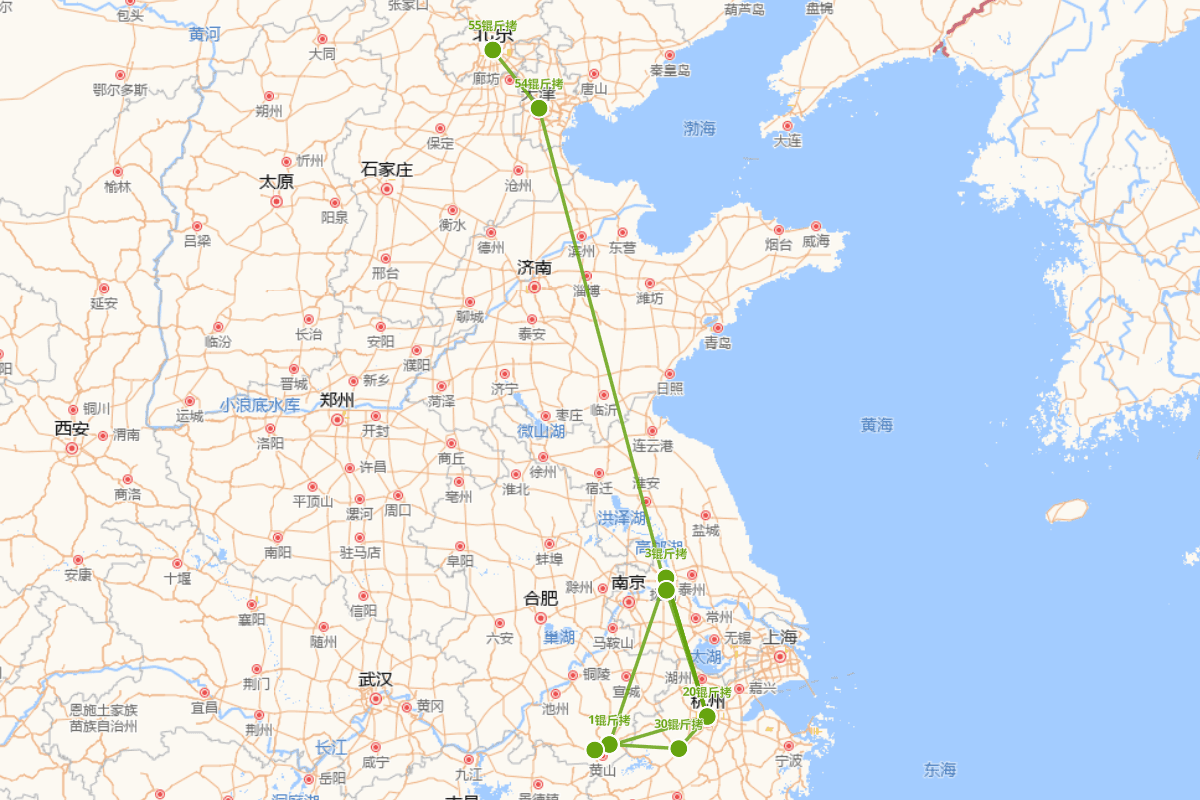 汪嫈行迹图（1781-1842）