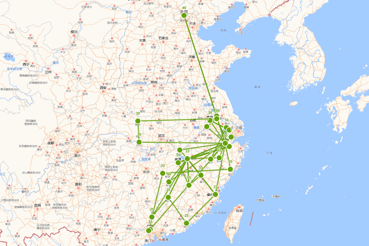洪迈行迹图（1123-1202）