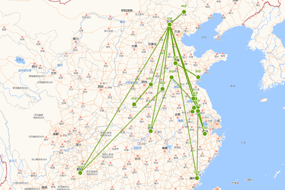 王引之行迹图（1766-1834）