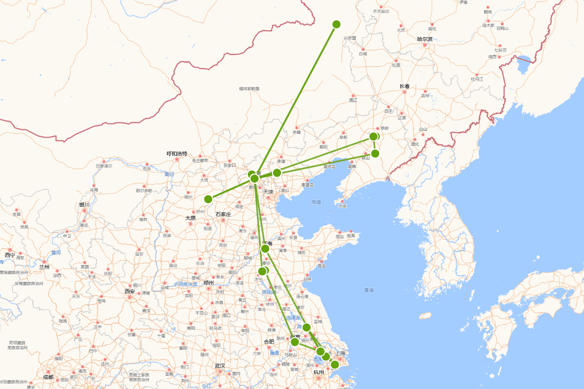 纳兰容若行迹图（1655-1685）