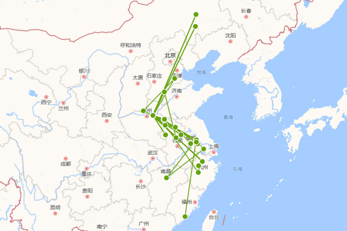 苏颂行迹图（1020—1011）