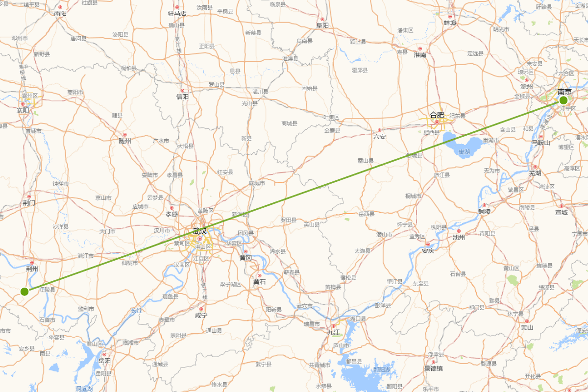 萧统行迹密度图