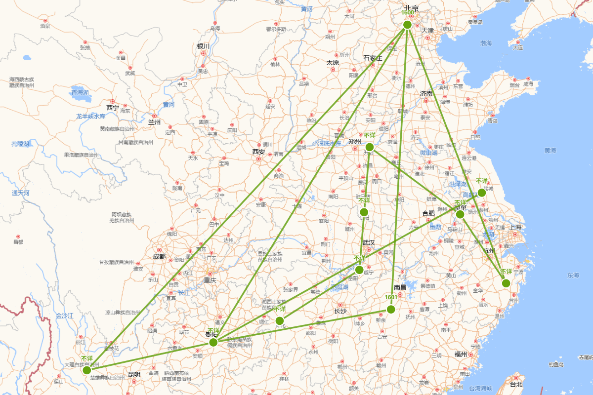 谢三秀行迹图（1550-1624）