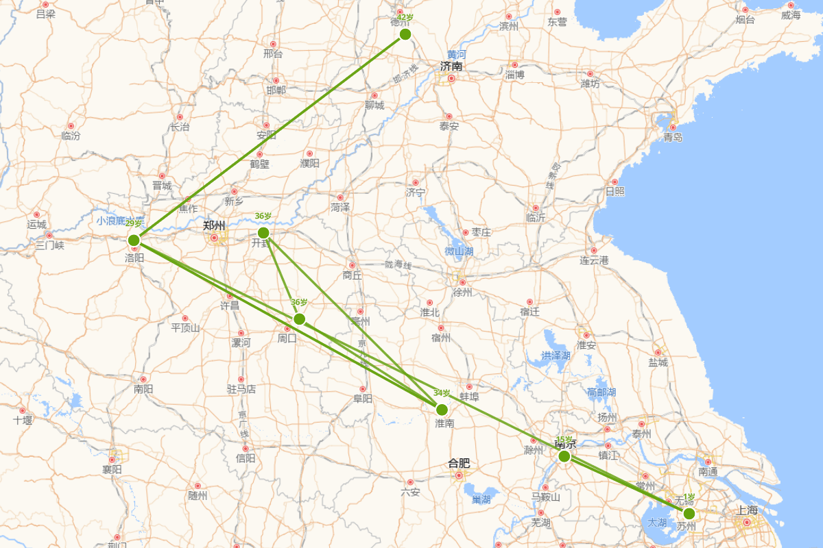 陆机行迹图（261-303）