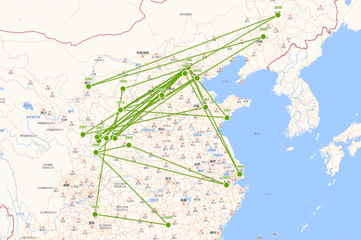 陈忠实行迹图（1942-2016）