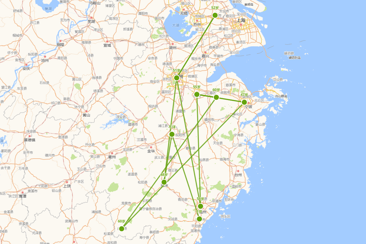 高明行迹图（1298-1359）