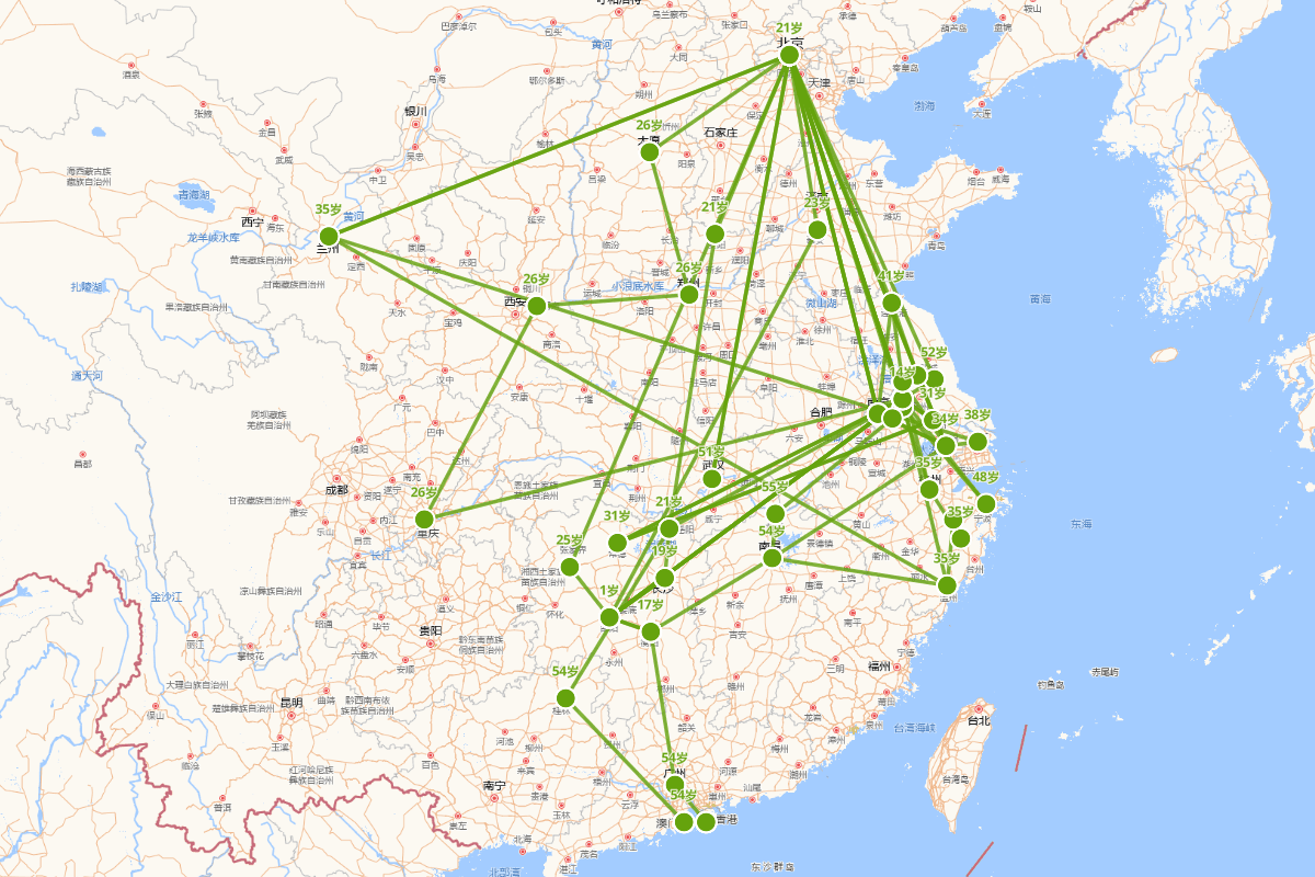 魏源行迹图（1794-1857）