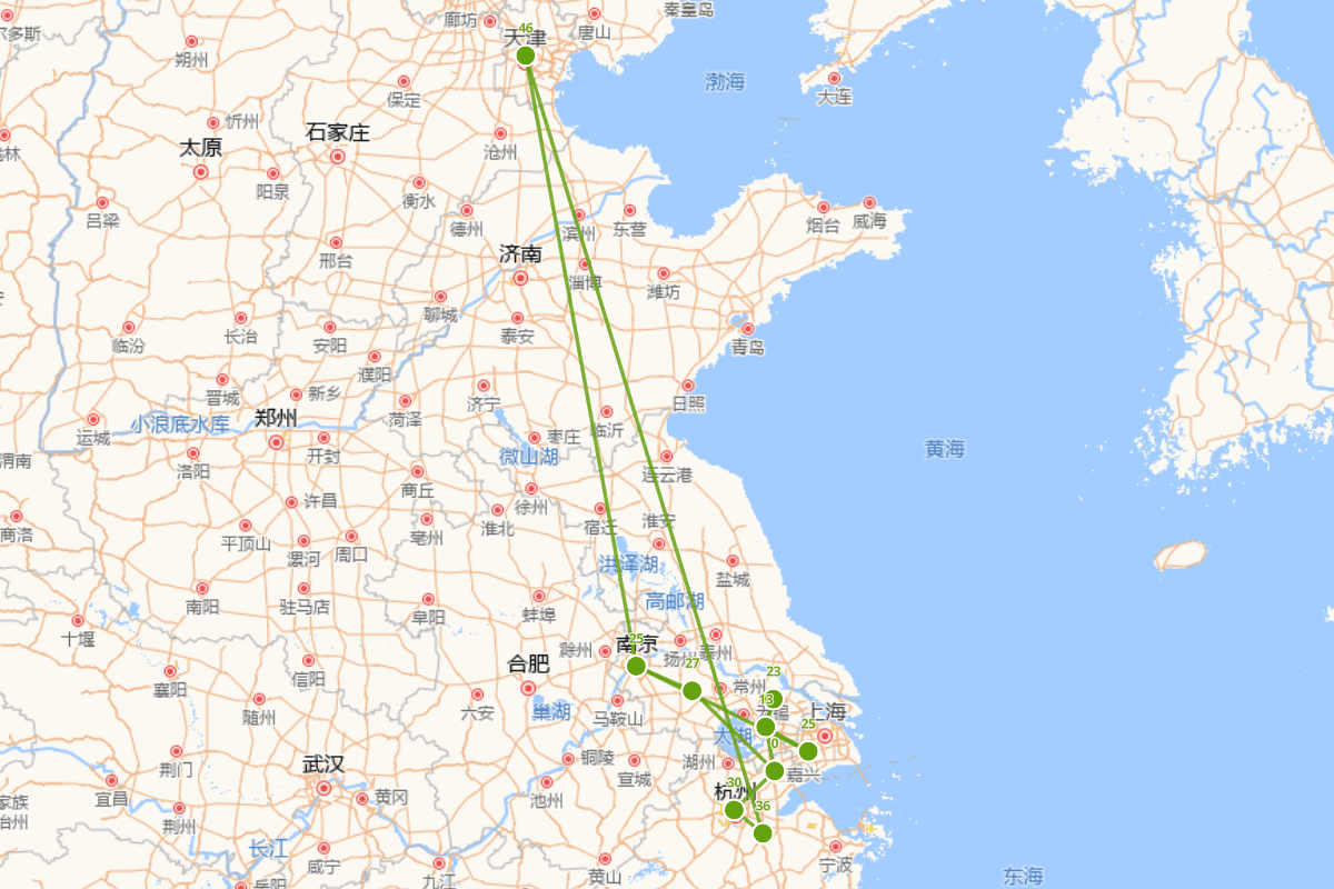 黄媛介行迹图（约1620-1668）
