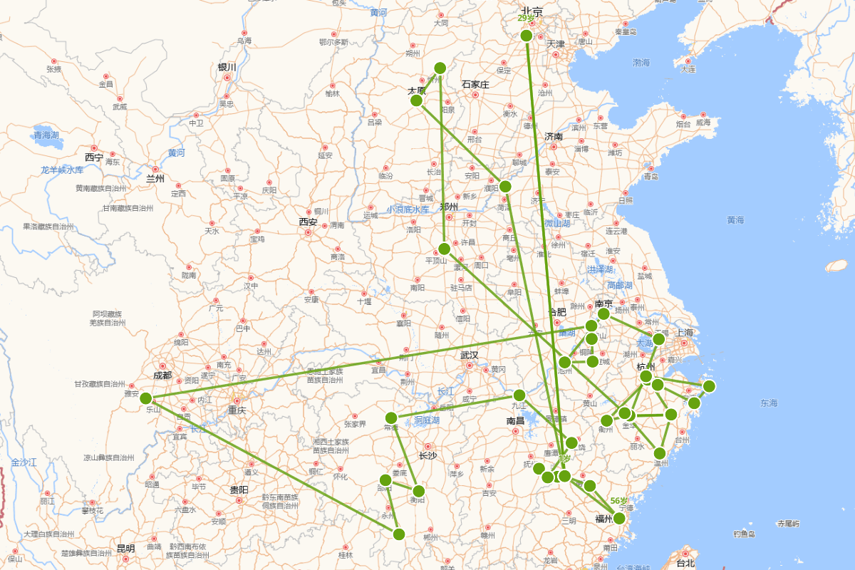 黄镇成行迹图（1287－1362）