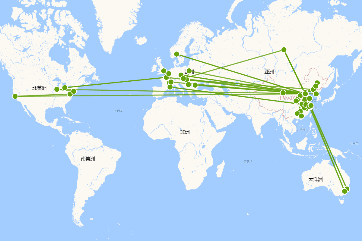 钱三强行迹图（1913-1992）