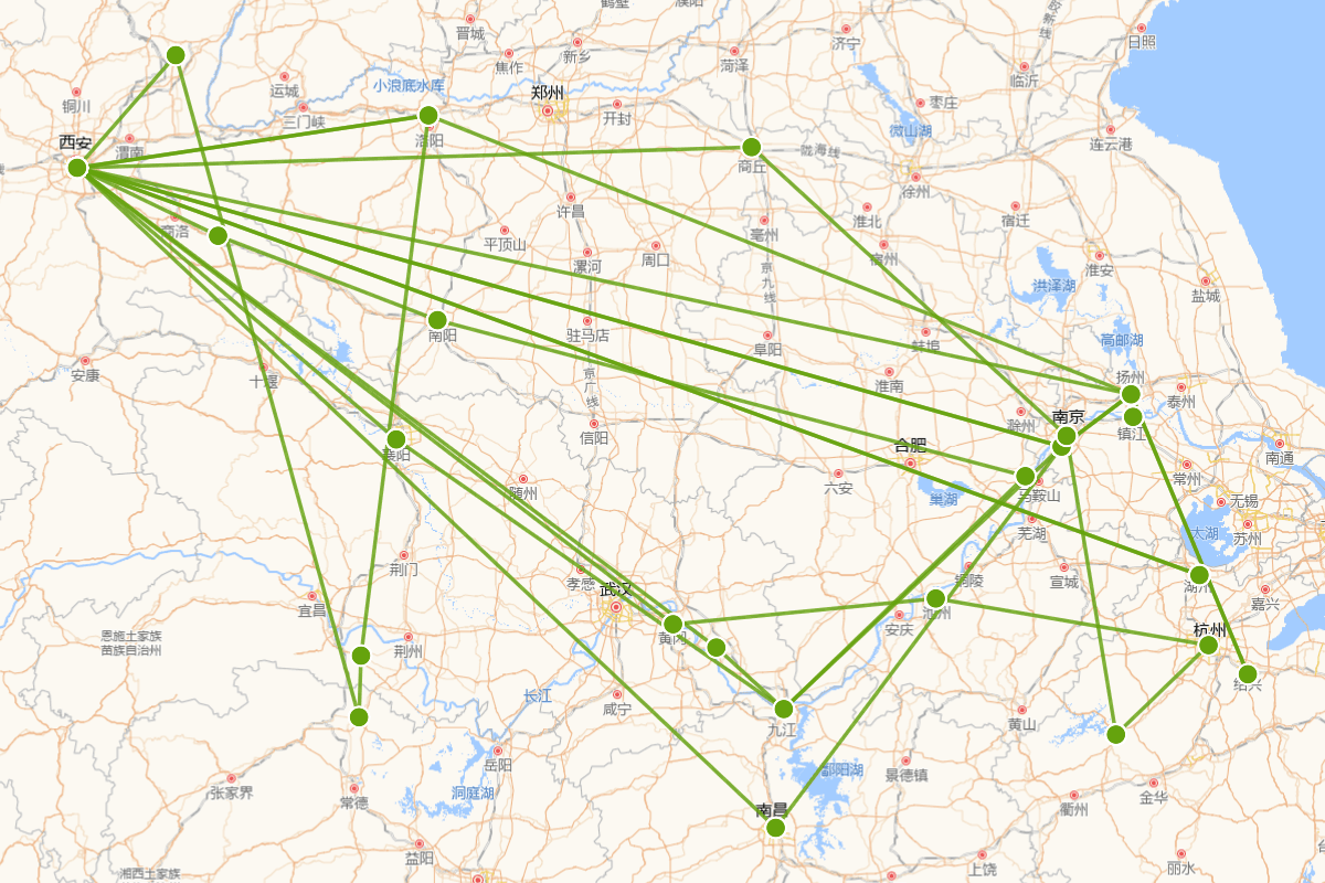 杜牧行迹图（803-852）