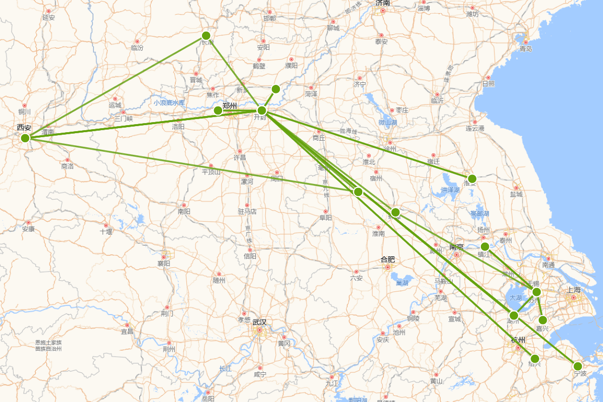 苏舜钦行迹图（1008-1048）