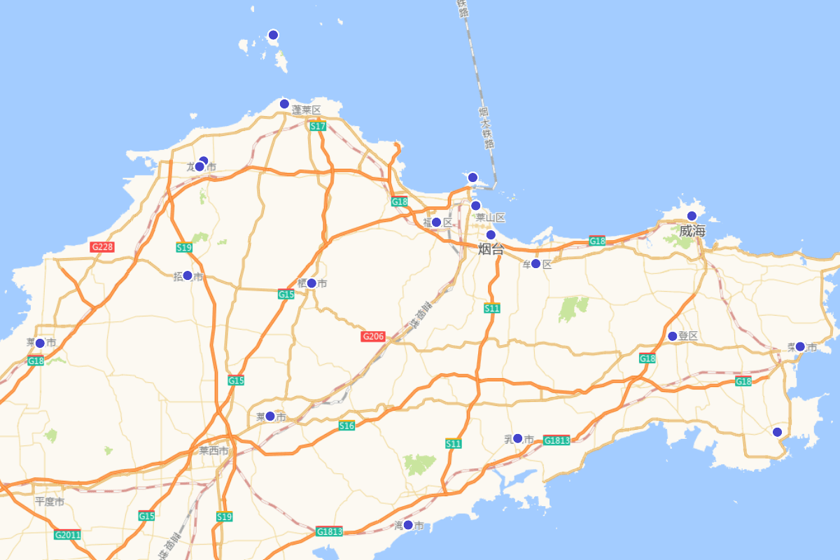 《烟台文化志》所载戏剧剧团、演出场所、研究室分布图