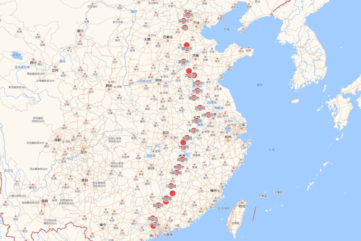 梁佩兰赴京路线图