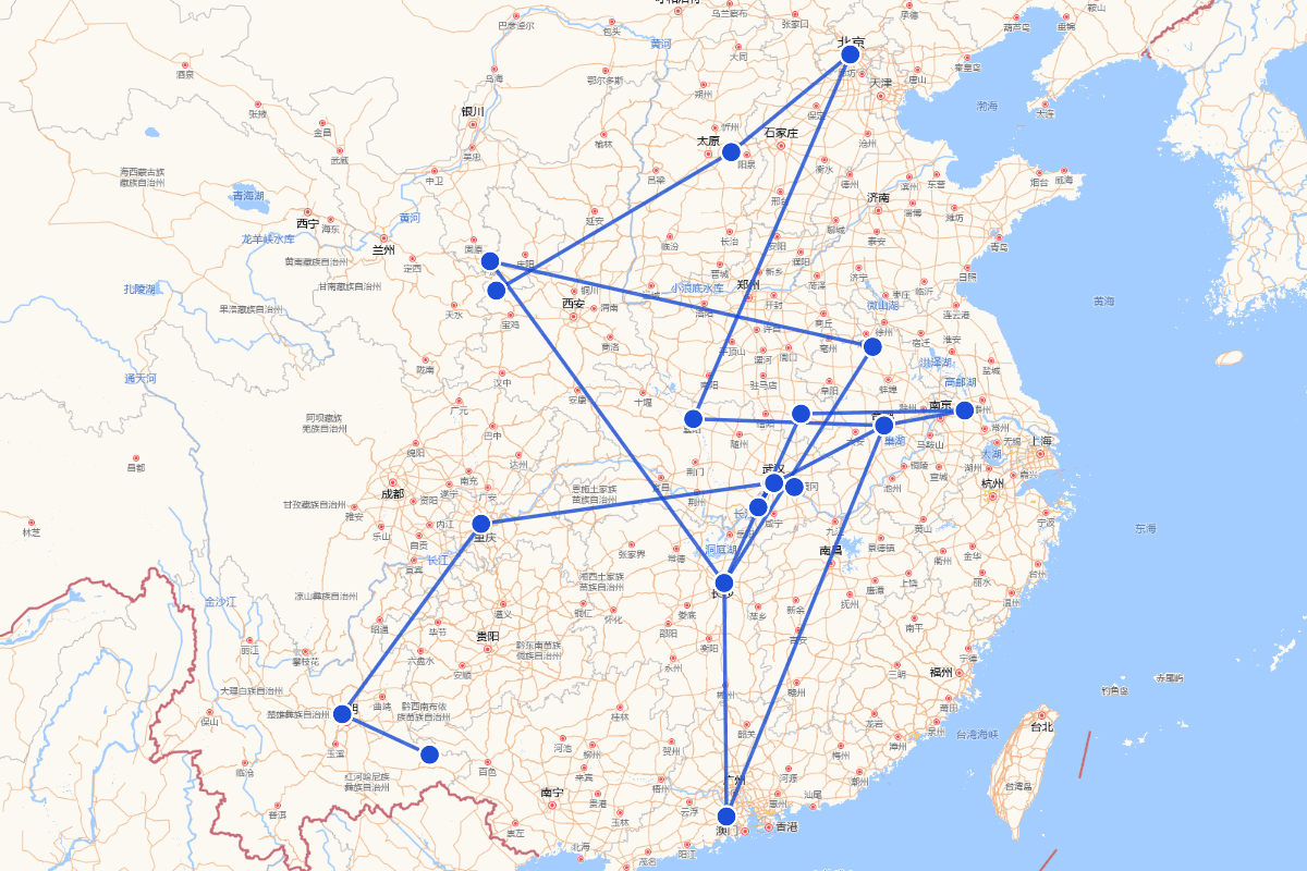 方玉润行迹图（1811-1883）