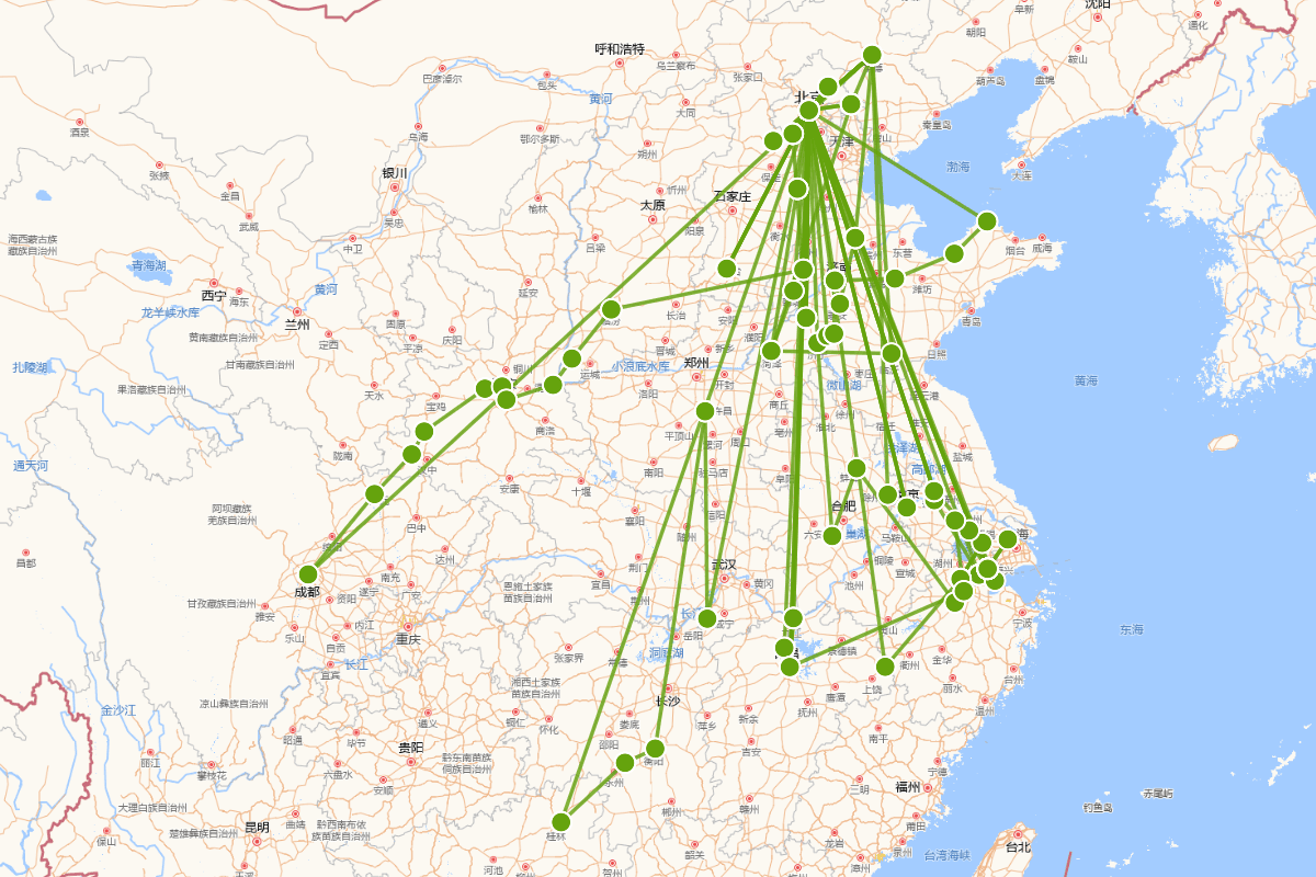 钱载行迹图（1708—1793）