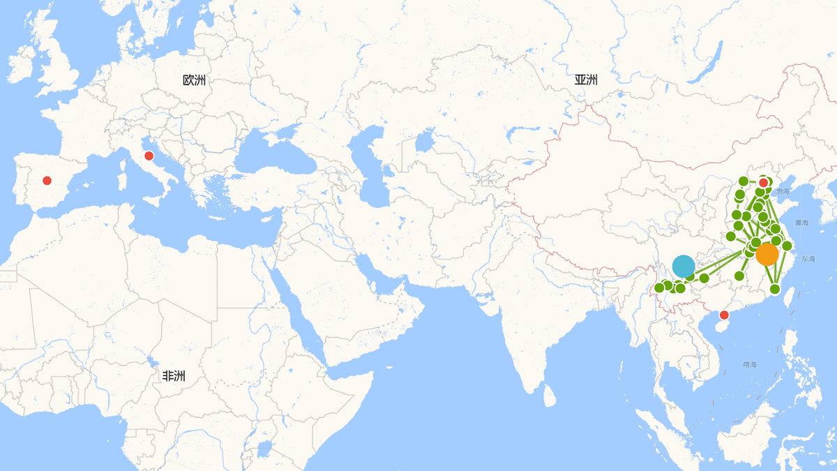 李贽行迹图及交友图（1527-1602）