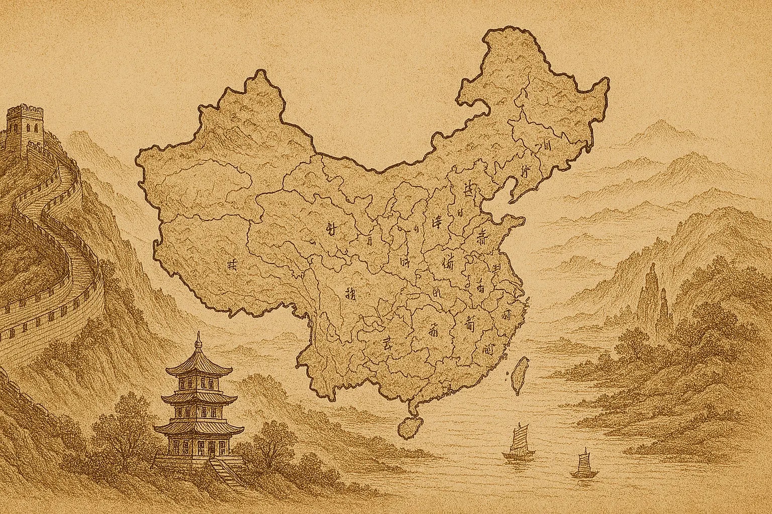 历史地图背景